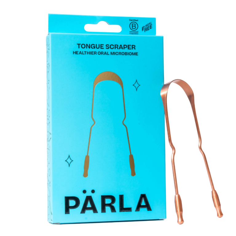 Pärla Tongue Scraper Made With Anti-Microbial Copper